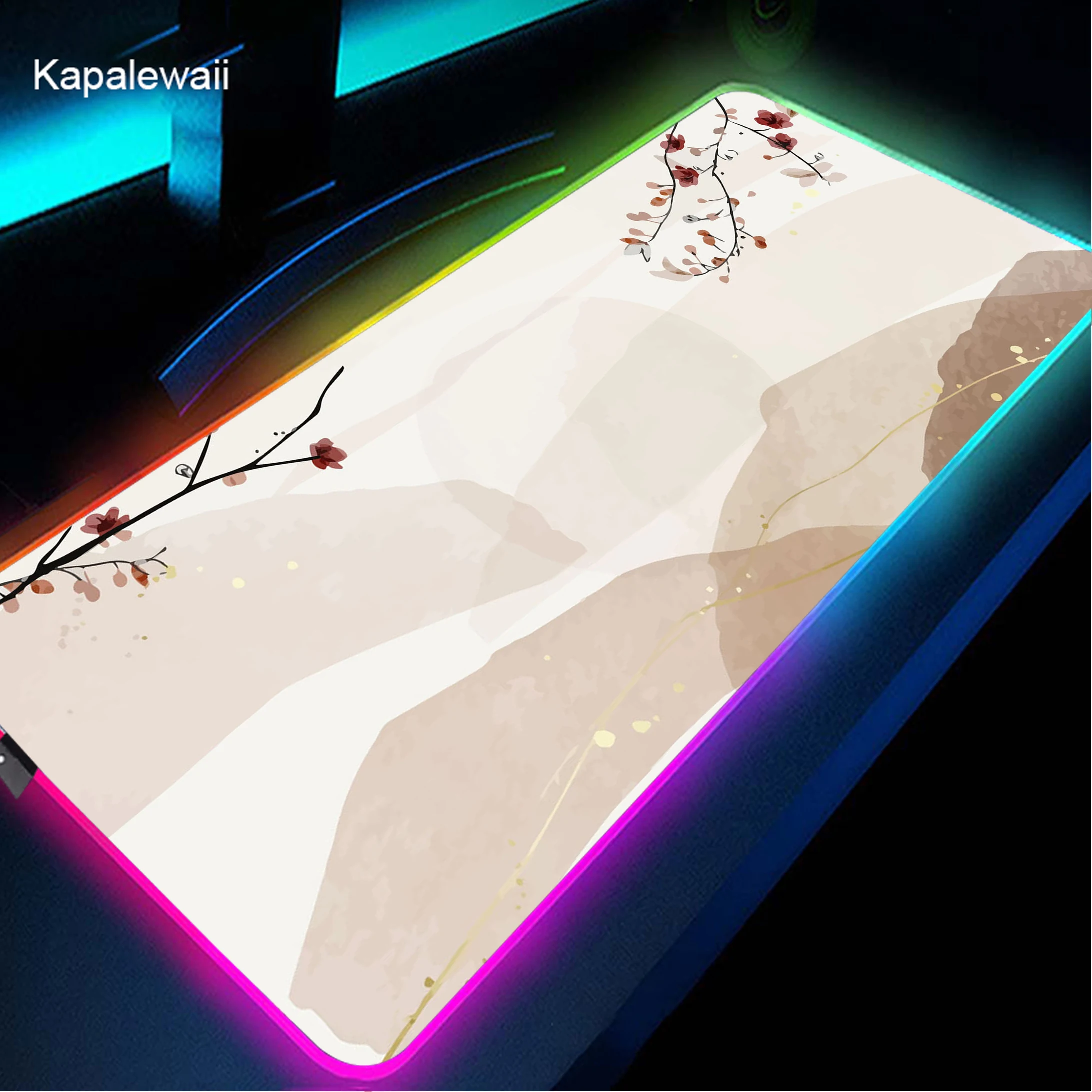 

Большой игровой коврик для мыши art plant, игровой Настольный Коврик для компьютерной клавиатуры с рисунком 3D, размер XXL