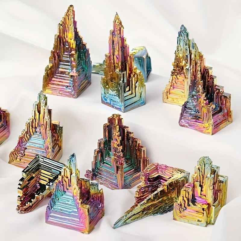 1 шт. блестящая Радуга башня висмута пирамида-йога аксессуары для подарка