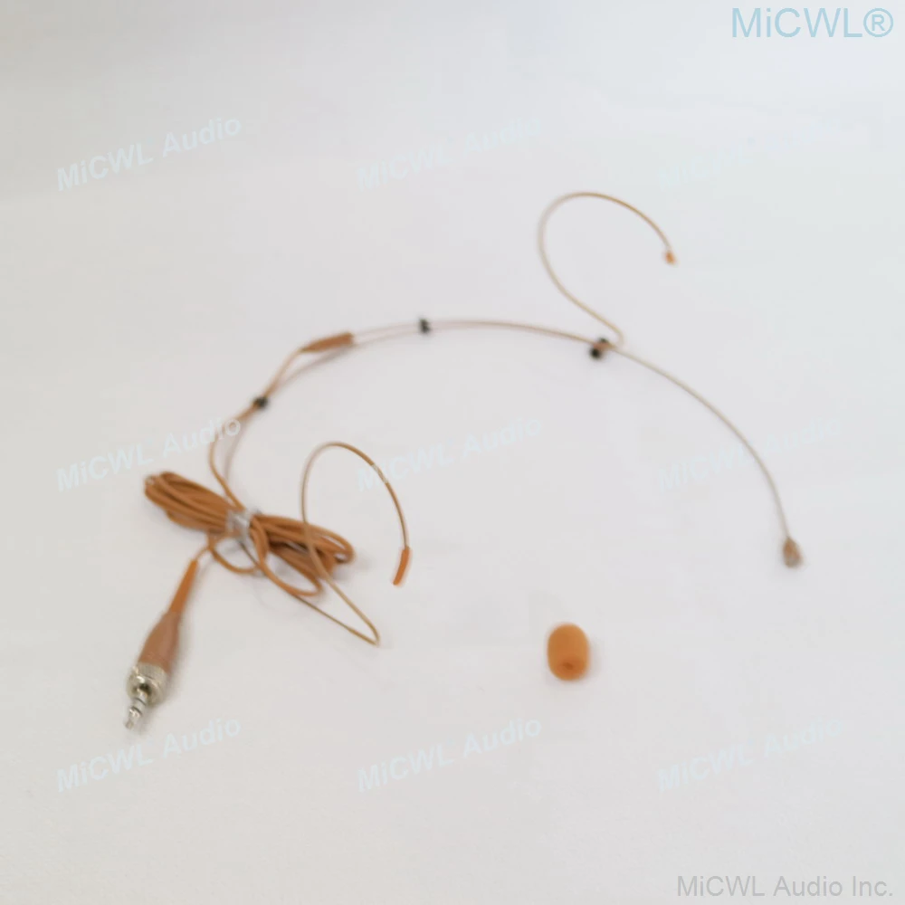 Фото Tan HM200 микрофон гарнитуры с двойным ухом для Sennheiser EW122 G3 G4, беспроводной корпус, 3,5 мм, замок Jack №5