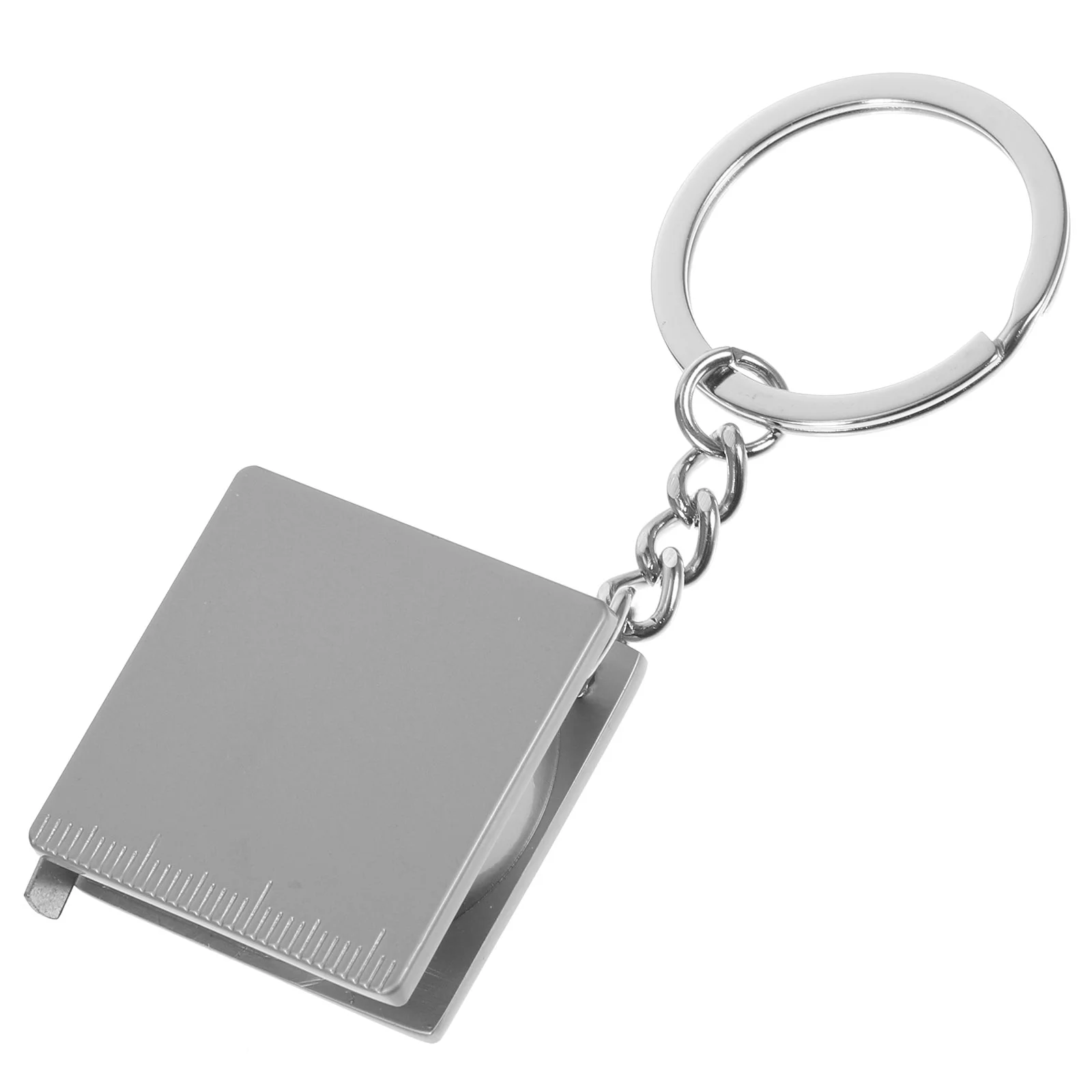 

1 шт. 1 м маленькая Выдвижная рулетка измерительная подвеска переносная квадратная высокоточная рулетка с кольцом для ключей