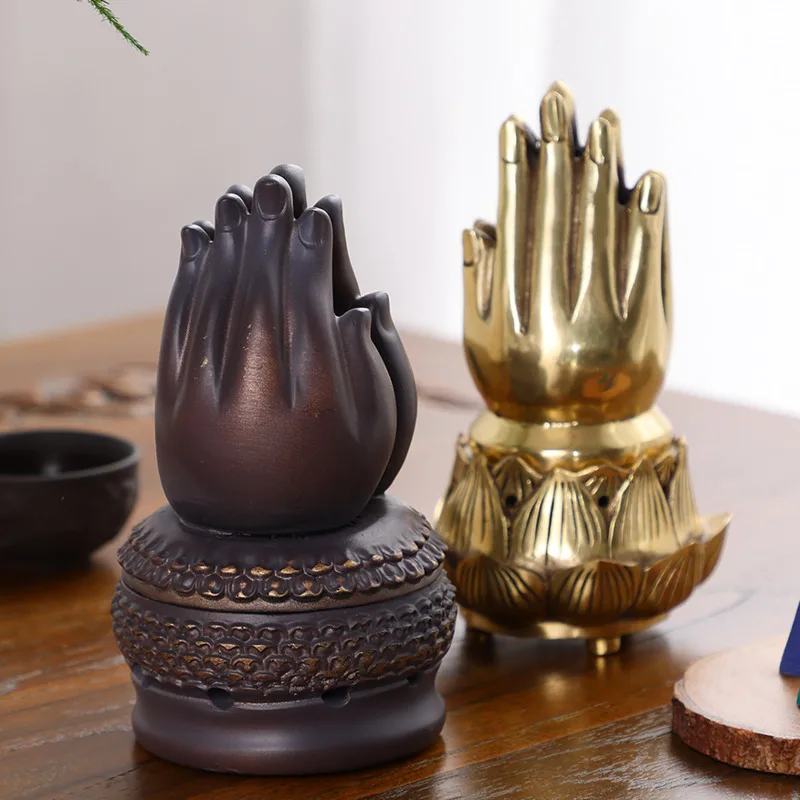 Домашний камин в стиле ретро с ароматом Будды Креативные украшения для чайной