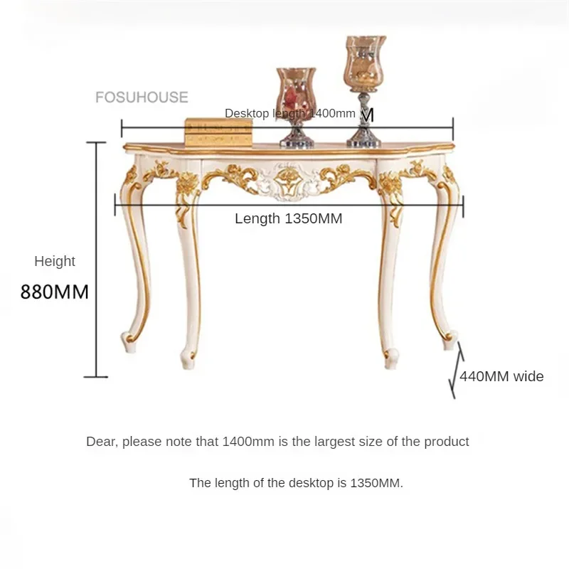 Европейские светильник роскошные входные столы для домашнего использования