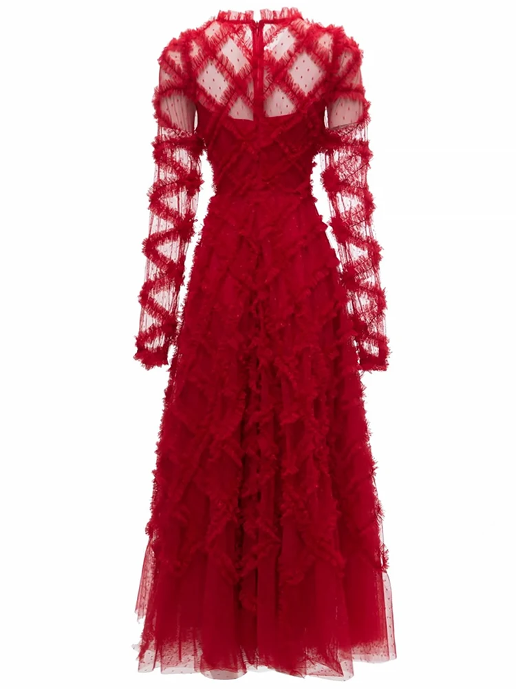 Женское дизайнерское элегантное платье длинное вечернее с фатином официальное