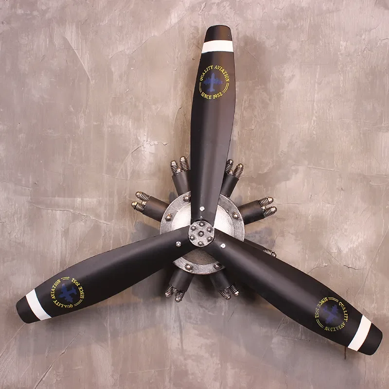 

Большой металлический винт в стиле ретро с пропеллером 90 см, Настенный декор, металлическое домашнее ремесло, декор для кафе, ресторана, бара, настенный подвесной подарок для детей