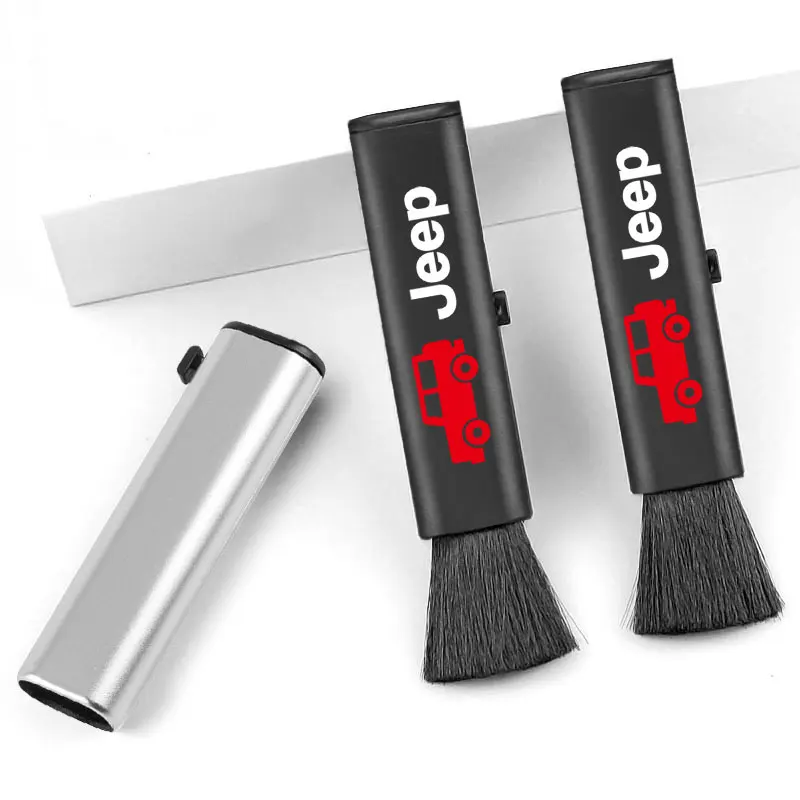 

Car Dust Cleaning Brush Keyboard Cleanning Brush For Jeep Renegade Wrangler JK Grand Cherokee XJ Willys Compass Command Patriot