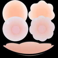 12pcs reusable womens breasts stickers invisible silicone nipple cover self adhesive sexy backless strapless chest stickers