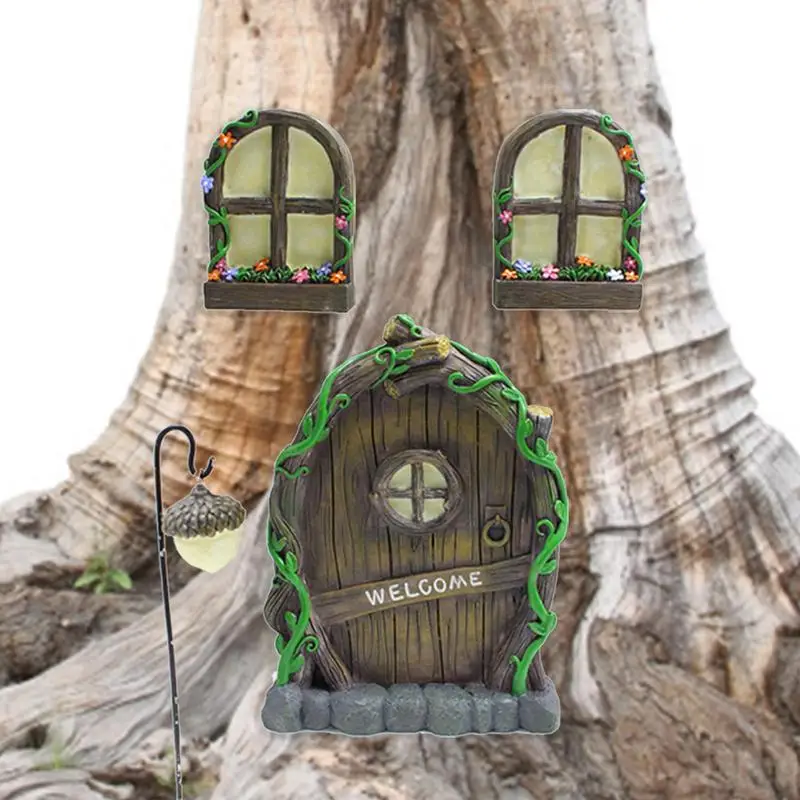 

Yard Art Decor Garden Decoration Glow In The Dark Yard Art Sculpture Decoration For Kids Room Wall And Trees Outdoor Miniature