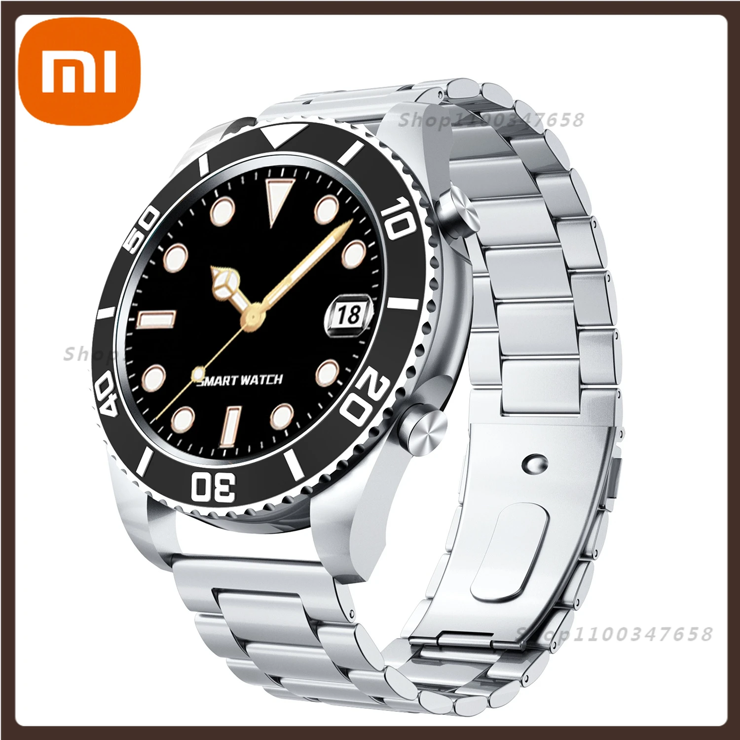 

Новинка 2022, Модные Смарт-часы Xiaomi Water Ghost из тонкой стали, мужские спортивные деловые часы для часов Rolex, женские часы Xiaomi