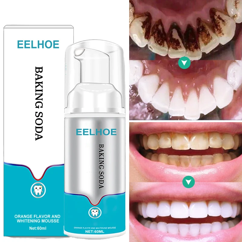 

Teeth Whitening Mousse Toothpaste Whiten Deep Cleaning Dentifrice Removes Plaque Stains Tooth Bleaching Oral Hygiene Product