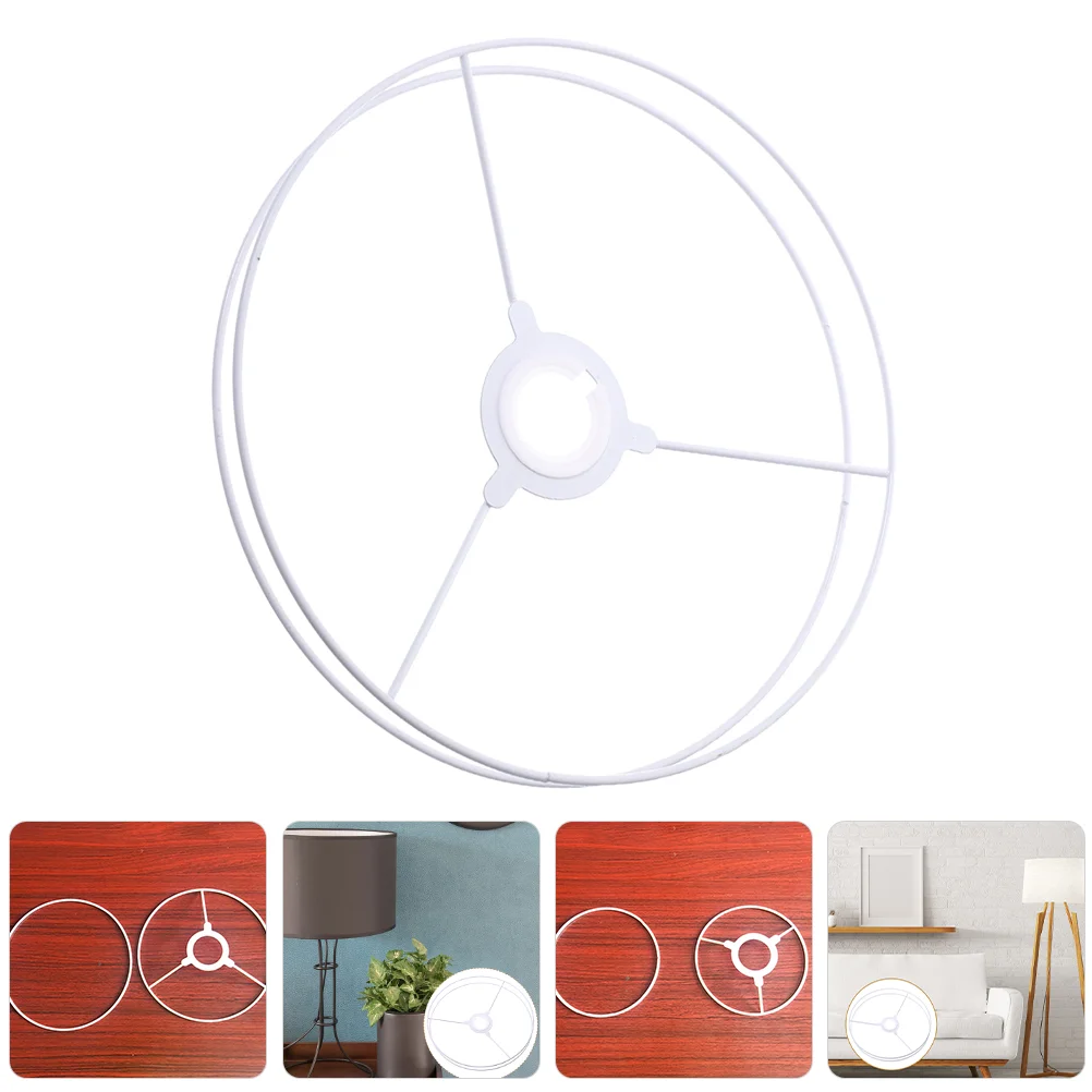 

Braiding Stand Ring Lampshade Pendant Light Frames Metal Support Shelf Vintage Iron Brackets