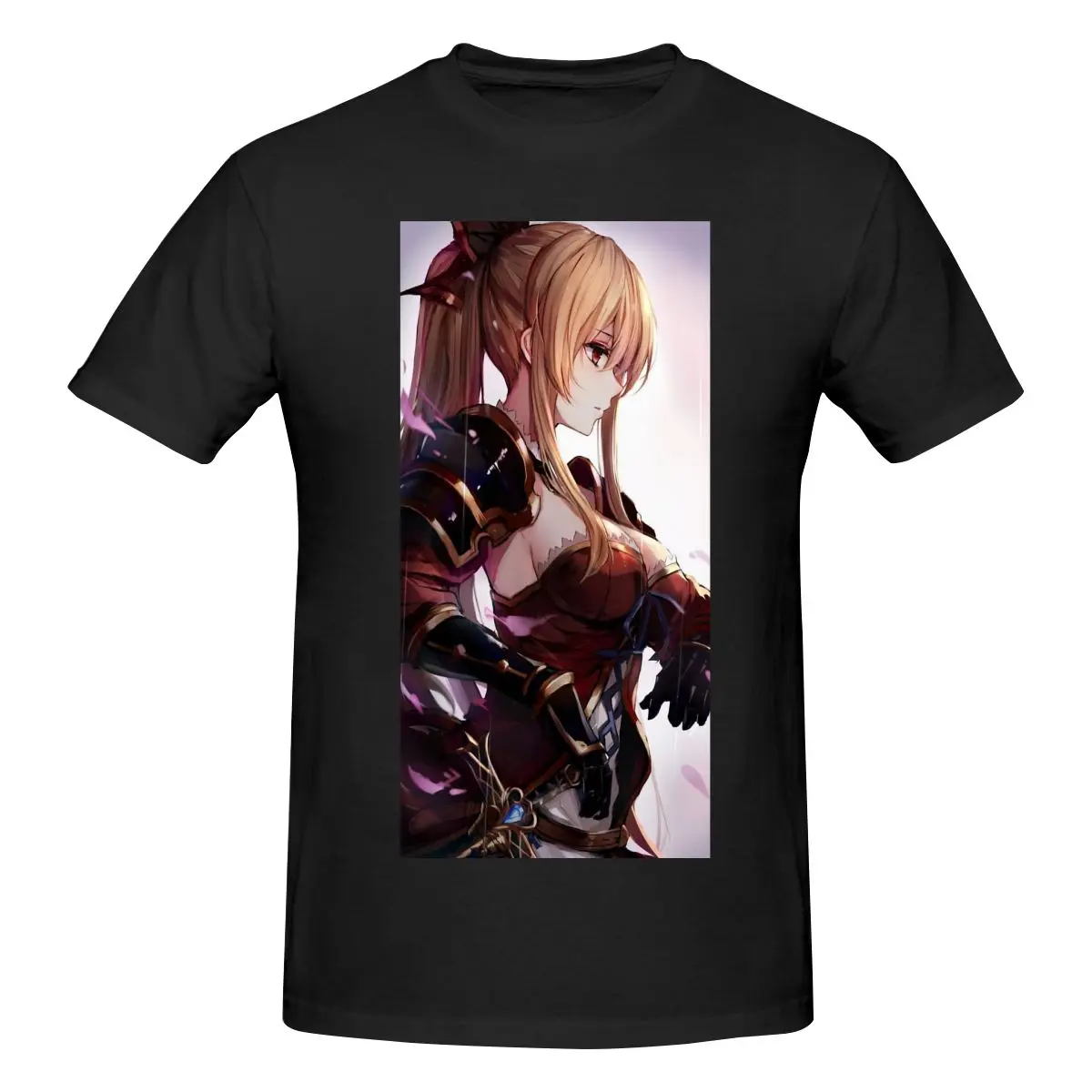 Фото Мужская футболка Funny Vira Shadowverse. Топы с принтом свободные и облегающие женские футболки. №1