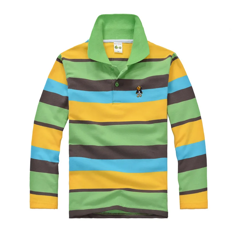 

Fashion Clothes Spring Children Clothing Cotton Kids Boys Collar Polo Shirt Tops Baby Boy Sprots Shirts Lapel Odile Fabric Tee