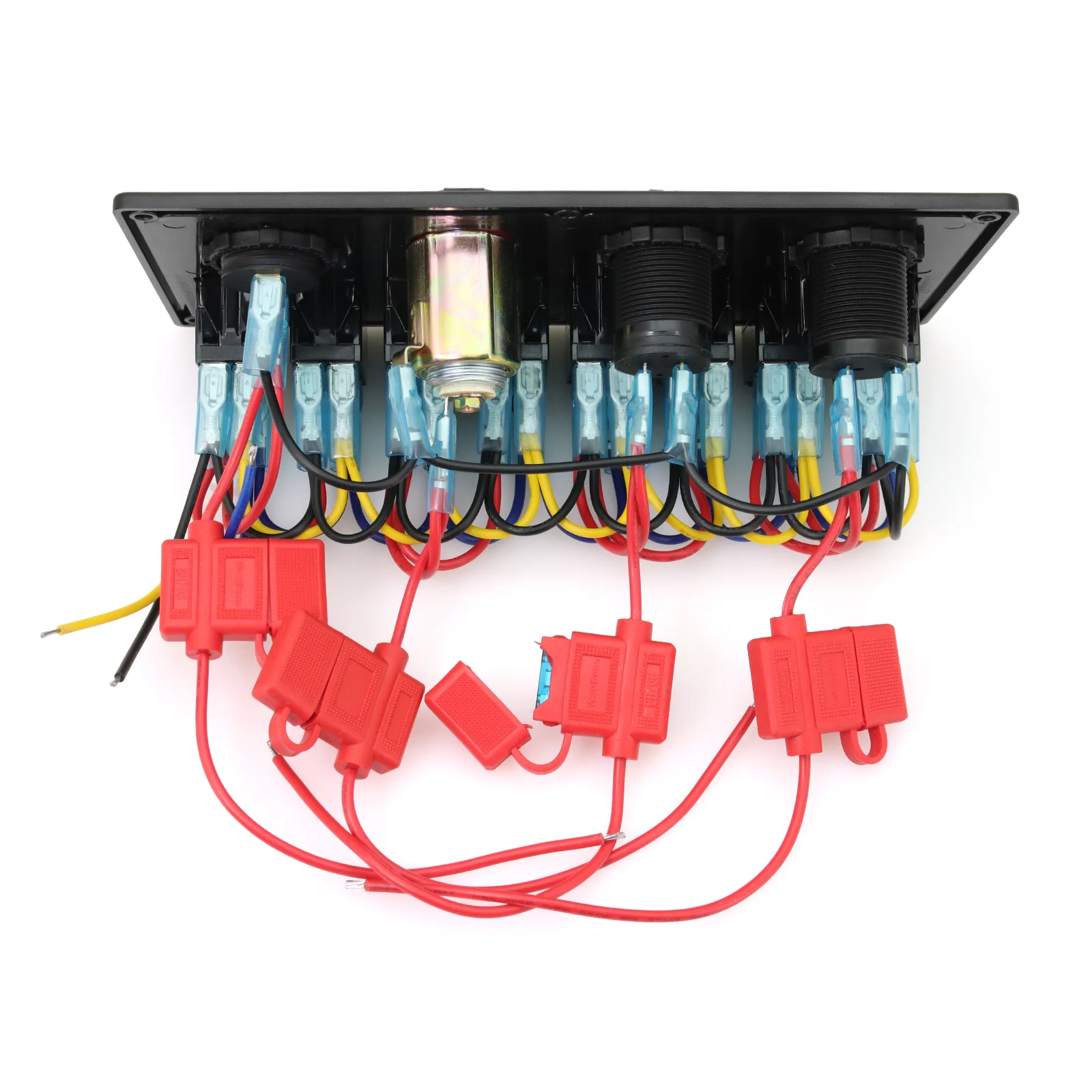 12 В/24 В двойной USB-прикуриватель с 8 кнопками