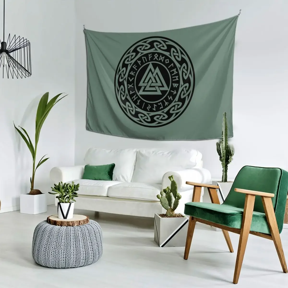 Гобелен Валкнут Символ Одина 100% полиэстер