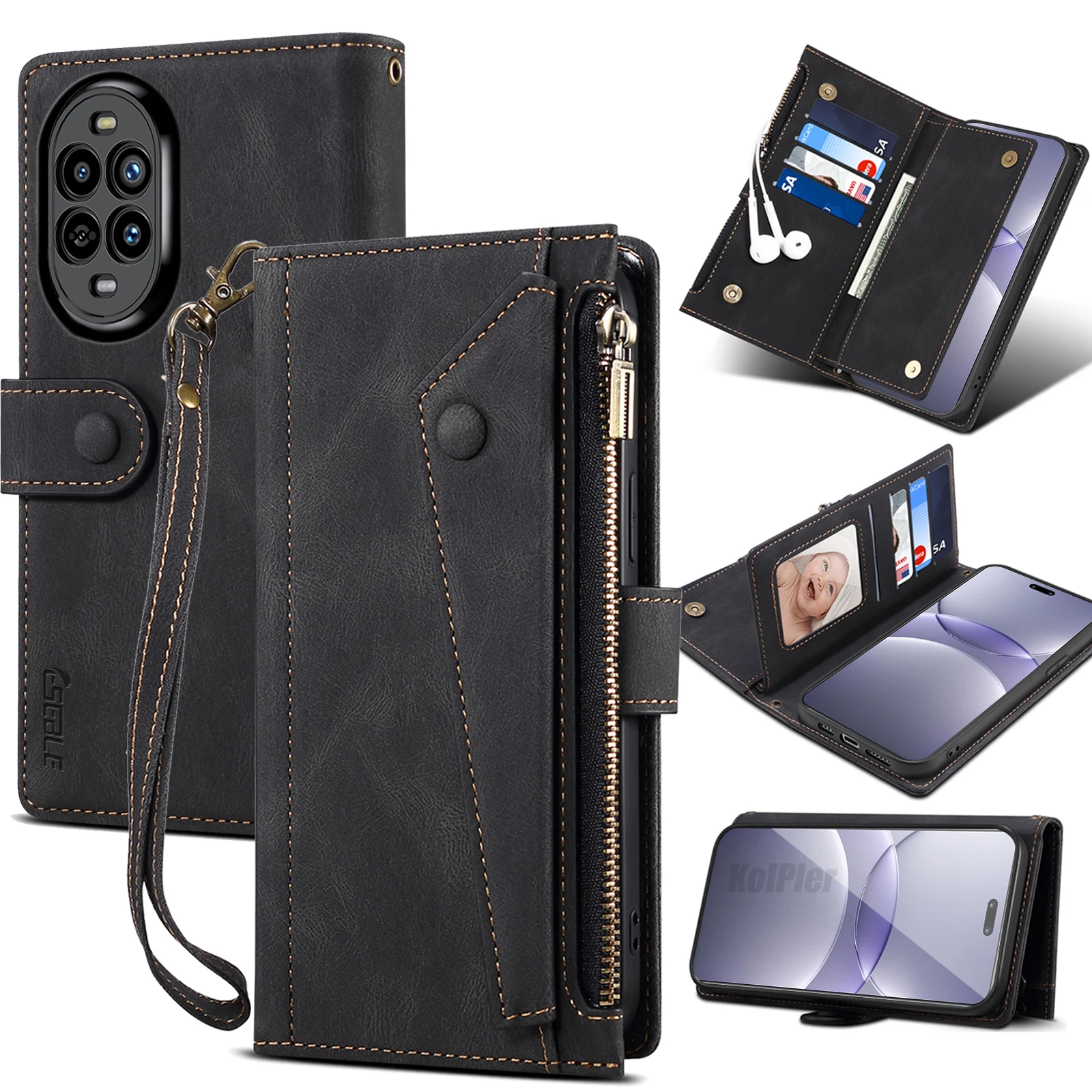 Кожаный флип-чехол-кошелек для HUAWEI NOVA 13 PRO/NOVA13 чехол мобильного телефона с