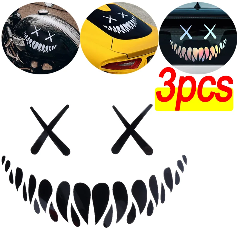 

Devil Stickers Motorcycle Stickers Car Stickers Rear Windshield Decorative Stickers Safety Luminous Decorative Stickers