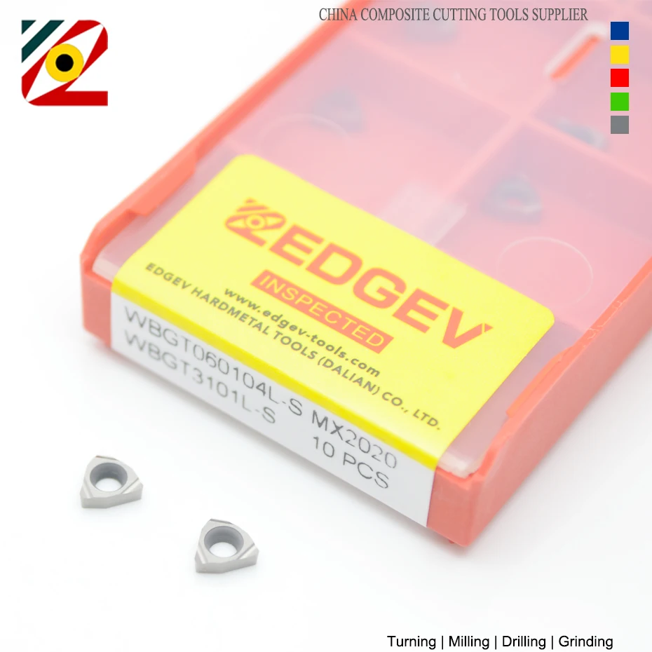 EDGEV Cermet Carbide Insert WBGT 0601 WBGT060102 WBGT060104 R-S L-S Metal Ceramic Boring CNC Lathe Turning Tool Substitue TN60 on - Вставка из кермета и карбида EDGEV WBGT 0601 WBGT060102 WBGT060104 R-S L-S Металлический керамический сверлильный станок с 