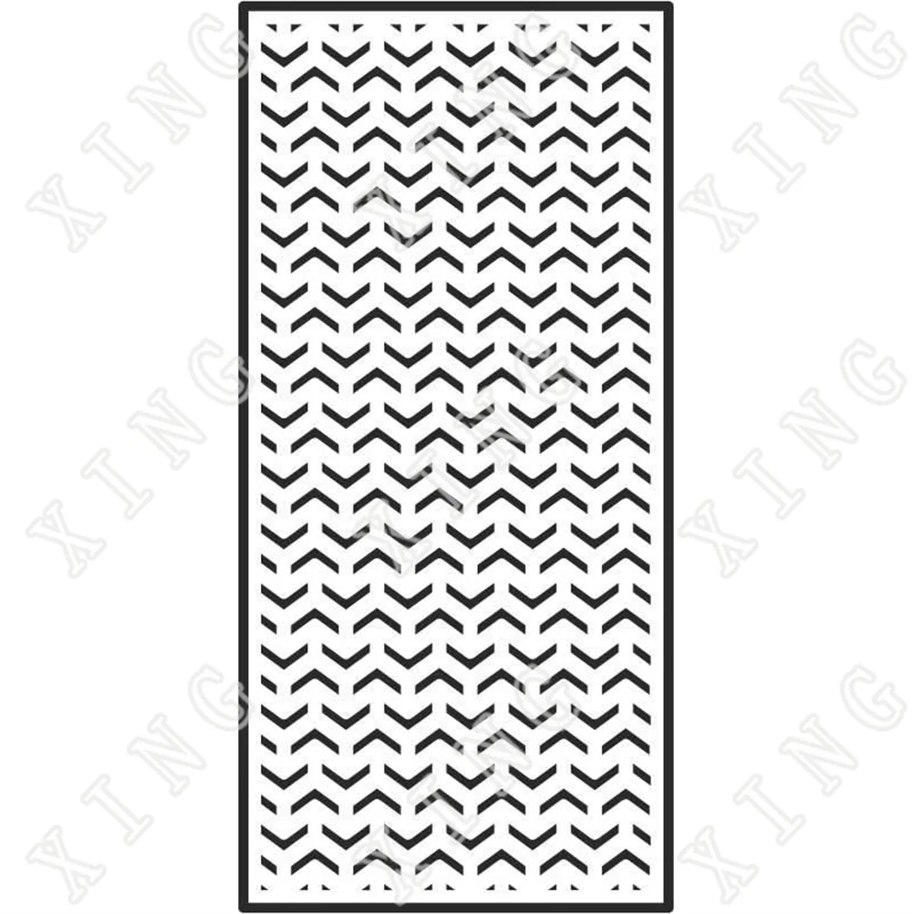 

2022 Spring Chevron Slimline Stencils Diy Scrapbooking Greeting Cards Diary Album Decor Paper Coloring Kids Fun Drawing Molds
