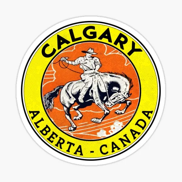 

Калгари Альберта Канада ковбойская лошадь стэм 5 шт. наклейки для мультяшных милых чемоданов аниме украшения для ноутбука детский фон