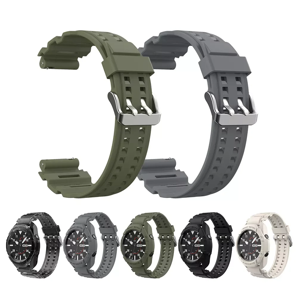 

2022/Patent Silicone Watch Band Rubber Watch Strap 22mm 20mm Bracelet for Huawei GT3 GS GT2 PRO Watchband for Honor Magic 2 46mm