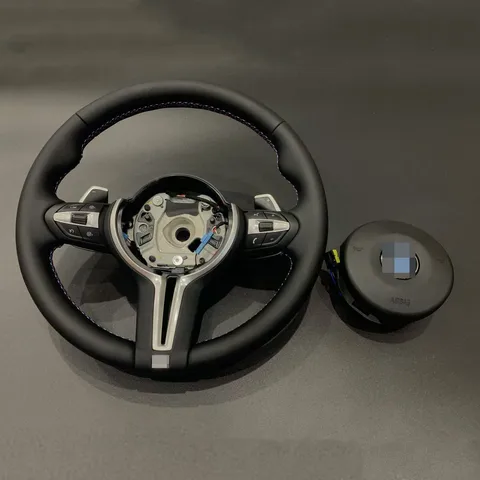 Внутренний кожаный руль M для BMW 3 5 серии F10 F20 F30 F32 F36 F80 F82 M3 M4 M5 Спортивный гоночный руль