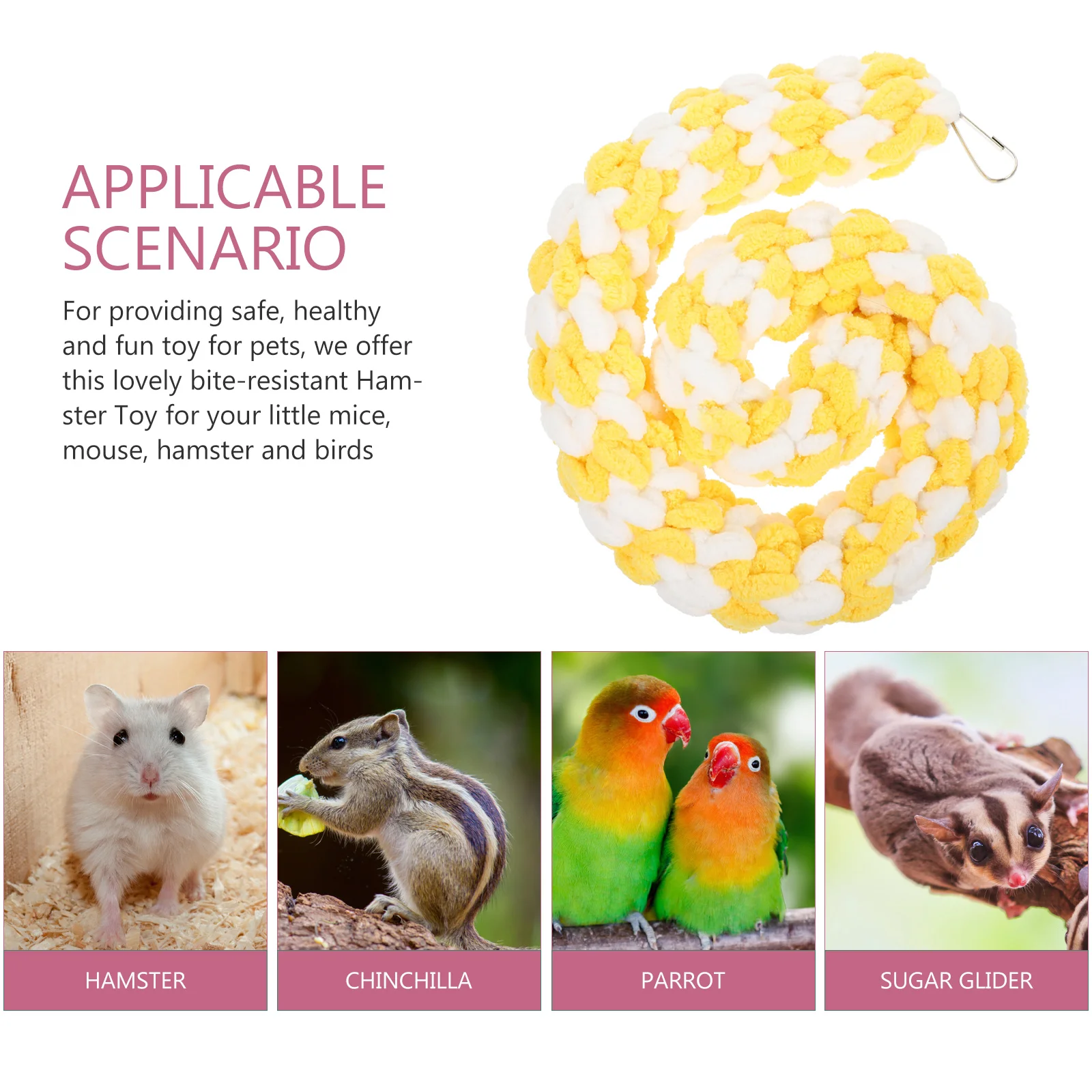 Гамак сахарный планер альпинистская веревка гамаки еда для кроликов игрушка