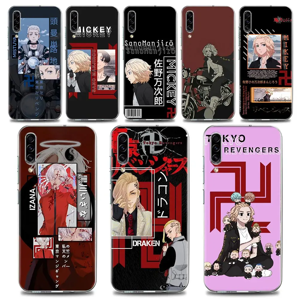 

Anime Tokyo Revengers Clear Phone Case for Samsung A70 A40 A50 A30 A20e Case A20s A10 Note 8 9 10 Plus Lite 20 Silicone