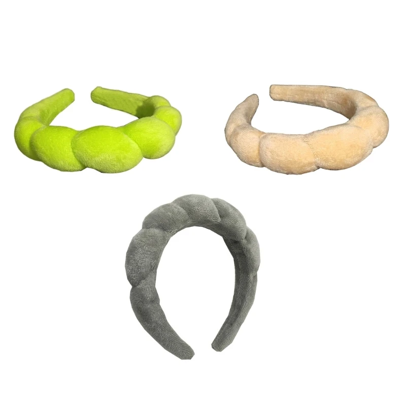 

Braid Headband Hairhoop Skincare Headband Spa Headband For Washing Face Sponge Hairband Non Slip Yoga Sweatband Headband G5AE