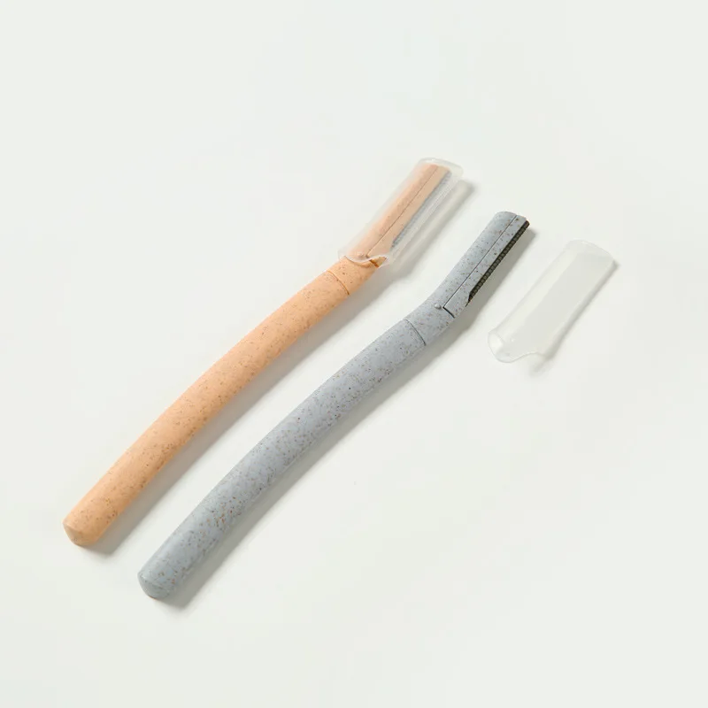 Триммер для бровей из пшеничной соломы триммер с прямой ручкой портативный