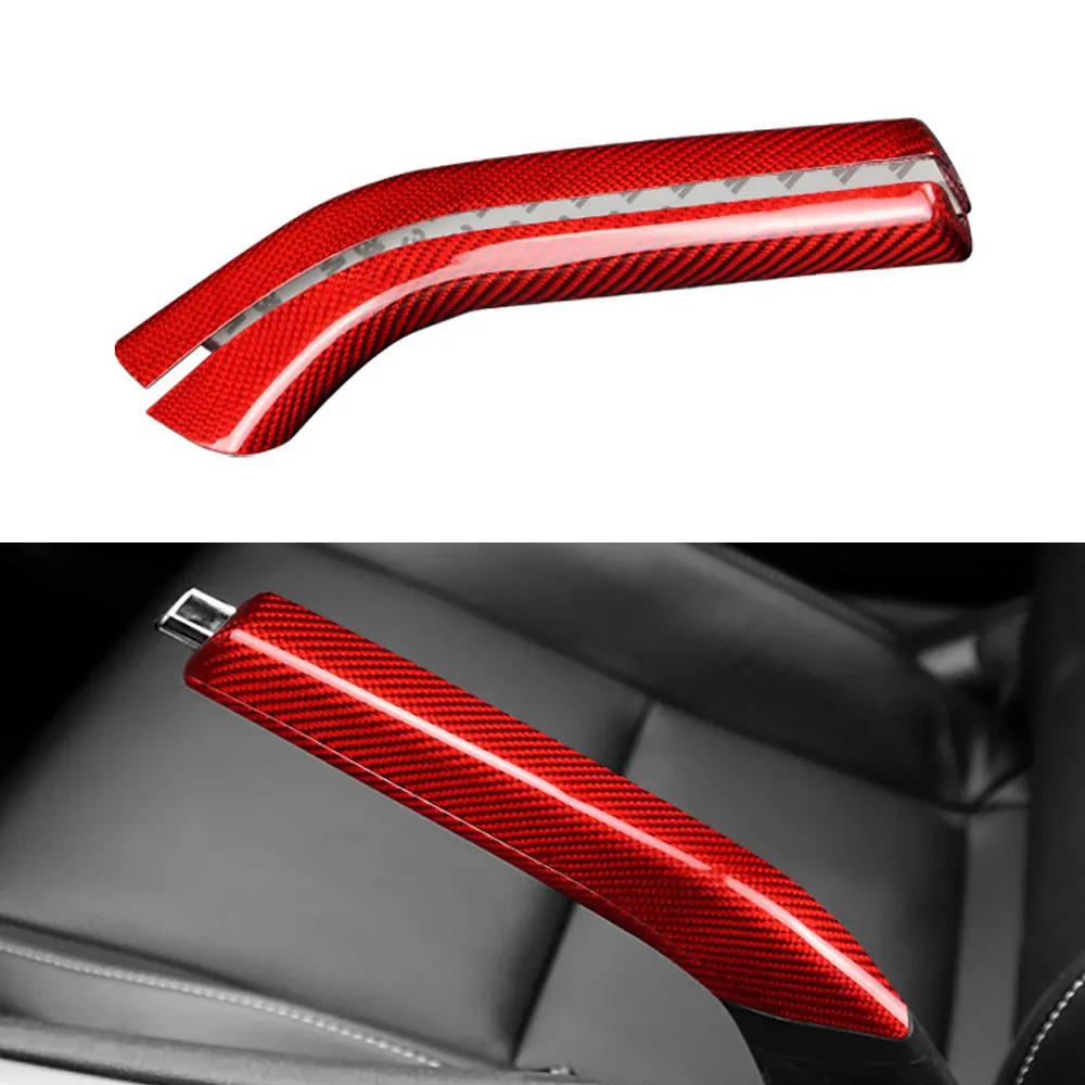 

Крышка ручного тормоза для Chevrolet Camaro 2010-2015, внутренняя отделка ручного тормоза из углеродного волокна