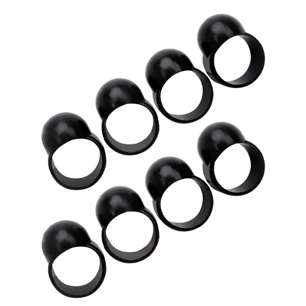 

8 Pcs Sticker Ethereal Drum Finger Cots Steel Tongue Sleeves Stainless Percussion Instrument