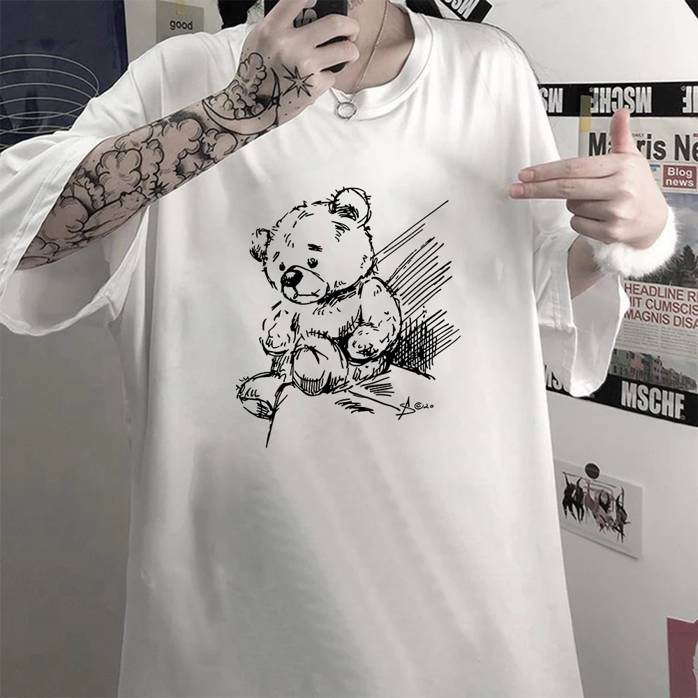 

Нашивки с изображением грустного медведя, забавные термоклейкие нашивки с рисунком для одежды, Симпатичные нашивки с изображением животны...