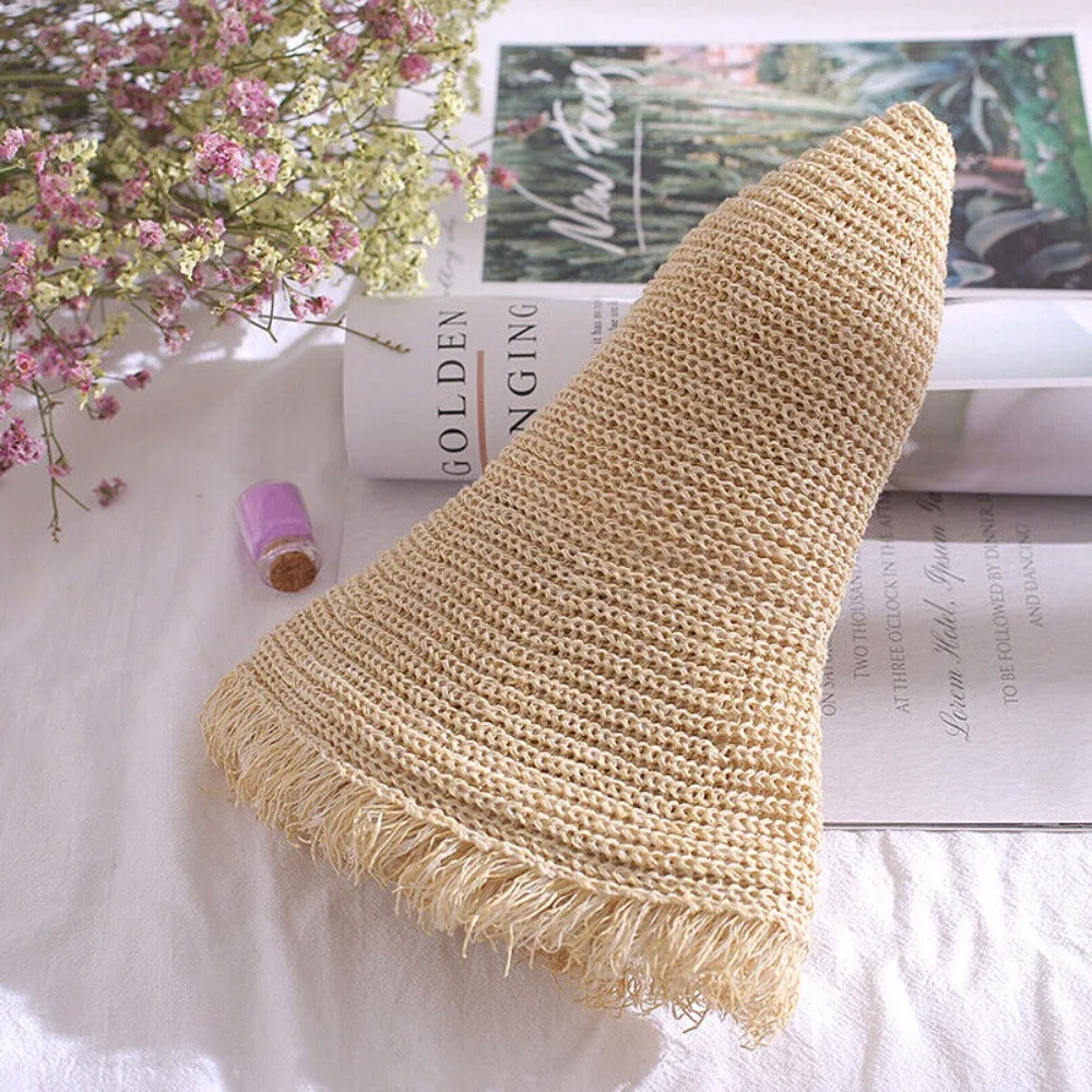 Шляпа от солнца для женщин модная дышащая солнцезащитная с широкими полями