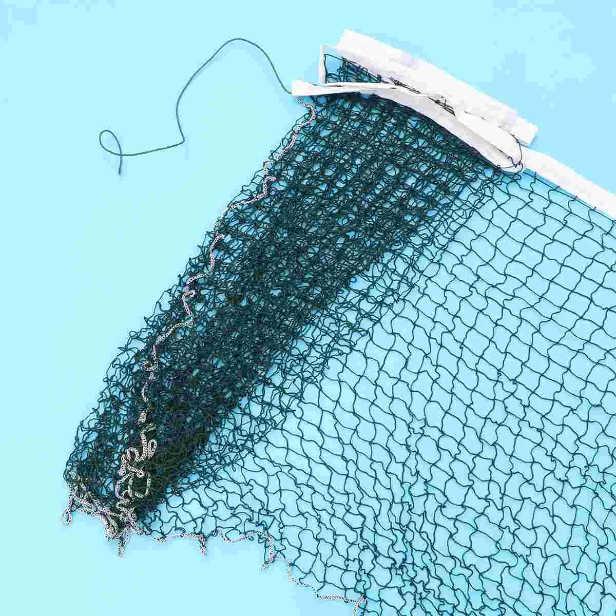 

780x62cm Portable Professional Badminton Net Training Standard Nylon Rope Braided Badminton Net (Dark Blue)