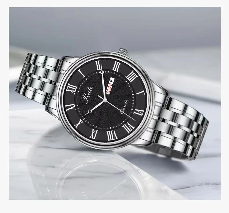 Часы Мужские Механические Кварцевые водонепроницаемые большие указатель набора