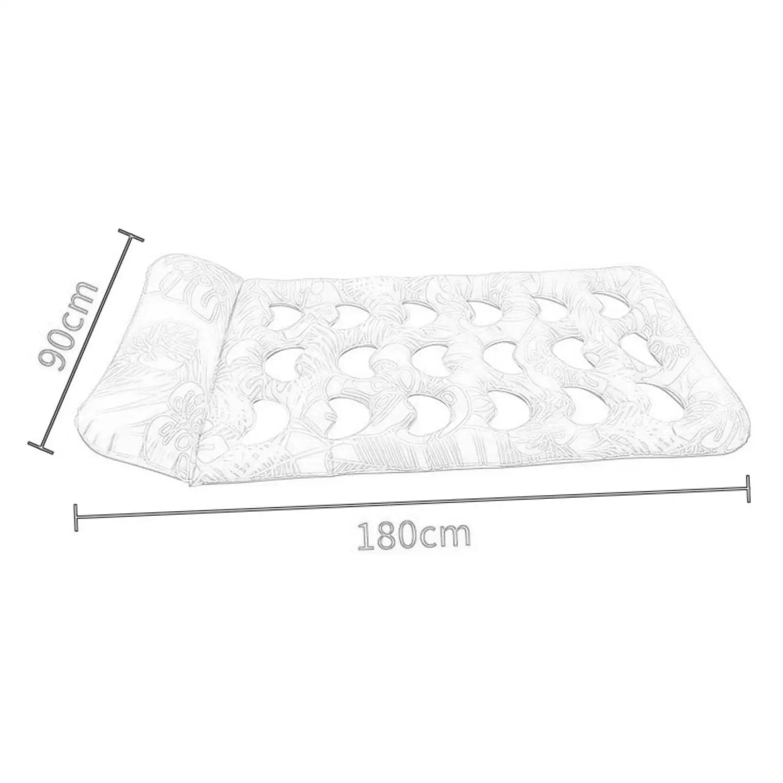 Надувной бассейн портативный складной плот озеро пляж водный поплавок