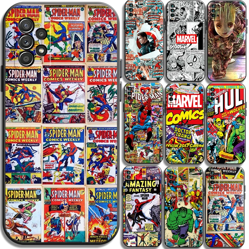 

Avengers Marvel Phone Cases For Xiaomi Redmi 9AT 9 9T 9A 9C Redmi Note 9 9 Pro 9S 9 Pro 5G Soft TPU Carcasa Coque Funda