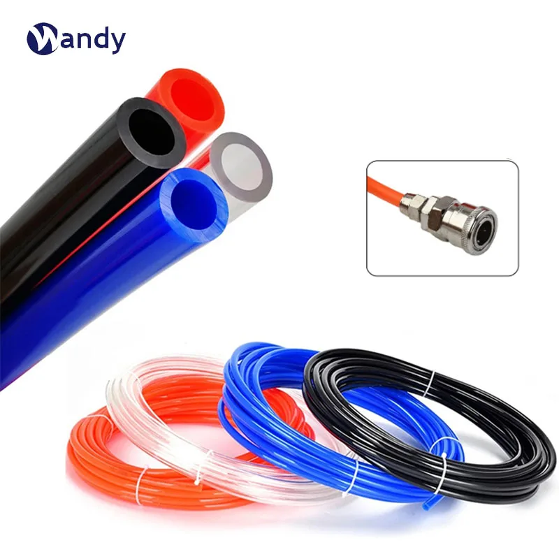 

Air PU Pipe Tube Polyurethane Tubing Pneumatic Hose ID 2.5mm 4mm 6.5mm 8mm 10mm For Air Compressor Corrosion And Wear Resistance