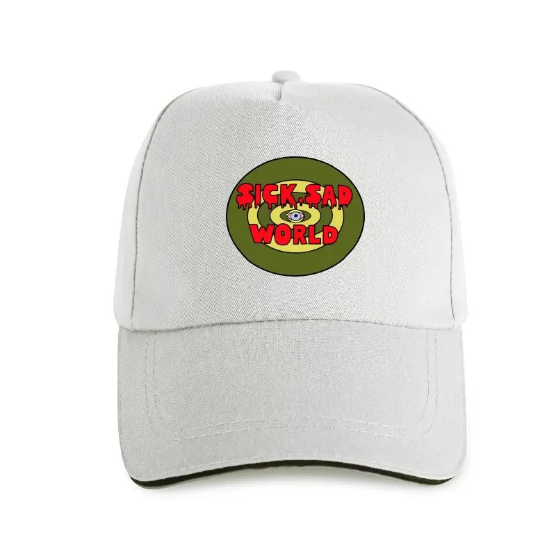 

Fashion For Men Fashion Cartoon Style Punk Hip Hop Cotton Baseball cap Sick Sad World Letters Print Tops