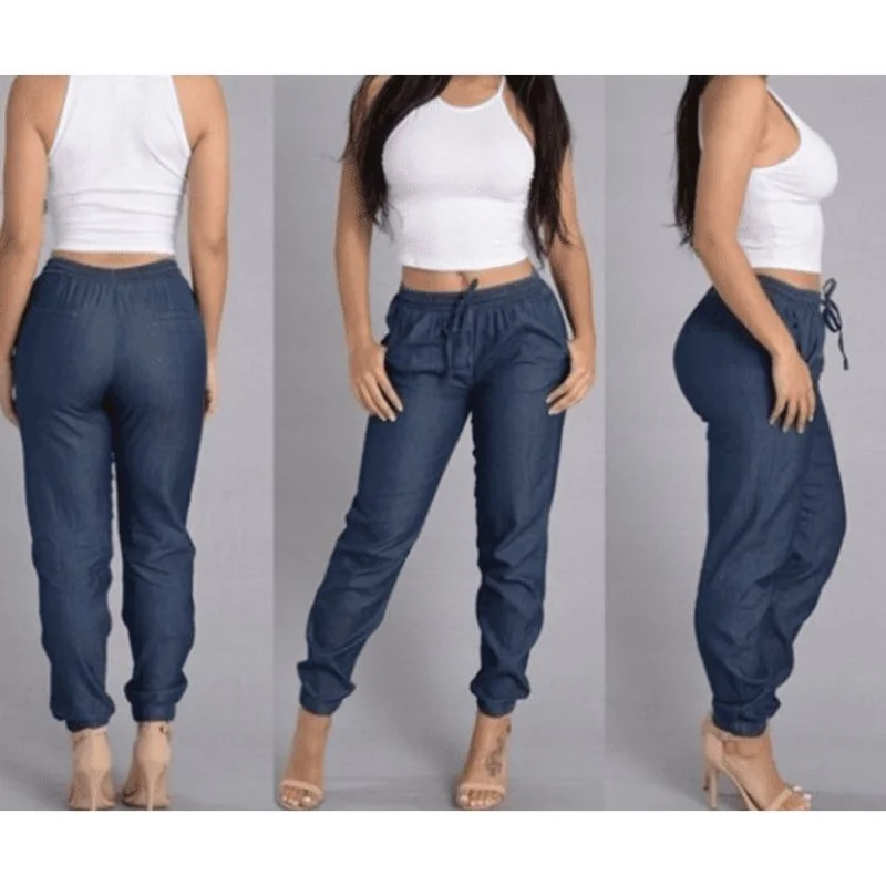 New Lady Denim Pants Sexy Jeans Women's Jeans Sports Jogger Pants Invisible Open Crotch Travel & Outdoor Sex Convenient Trousers