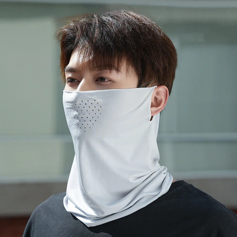 Шейный шарф унисекс с защитой от ультрафиолета шейная повязка на открытом