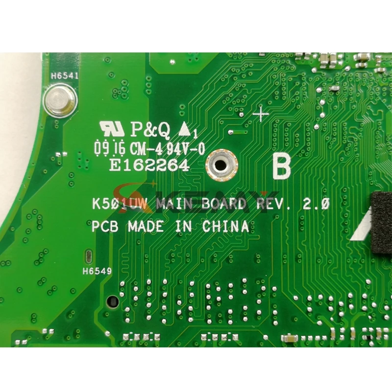 Материнская плата K501UW для ноутбука ASUS K501UXM K501UQ оригинальная материнская 4G-RAM