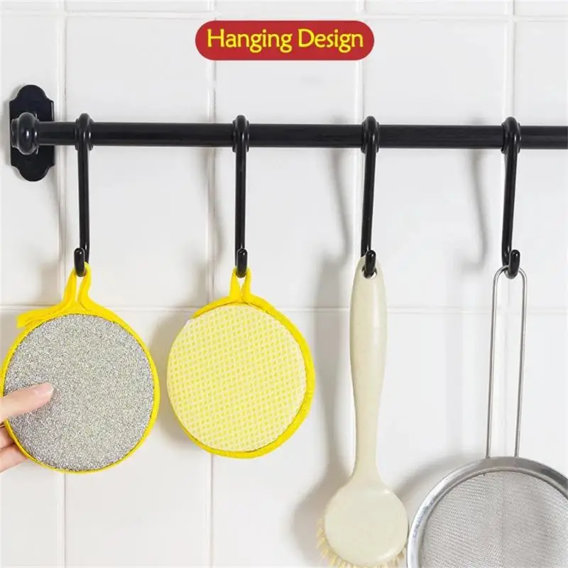 

5Pcs Double Side Dishwashing Sponge Pan Pot Dish Wash Sponges Household Cleaning Tools Kitchen Tableware Dish Washing Brush
