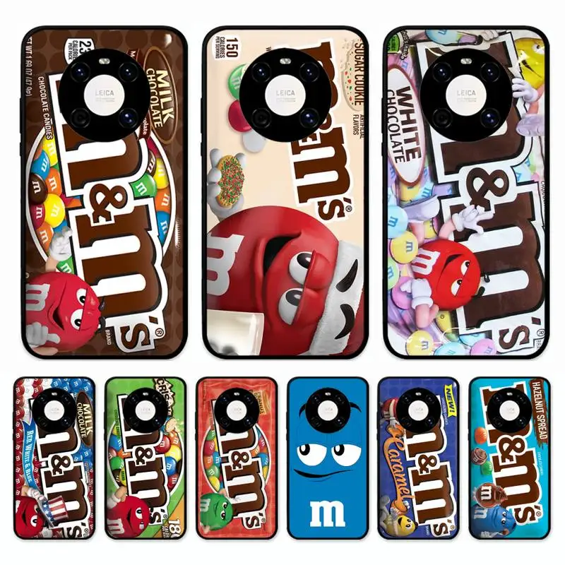 

M&M's Chocolate Nutella Bottle Mobile Phone Case for Huawei Mate 20 10 9 40 30 lite pro X Nova 2 3i 7se