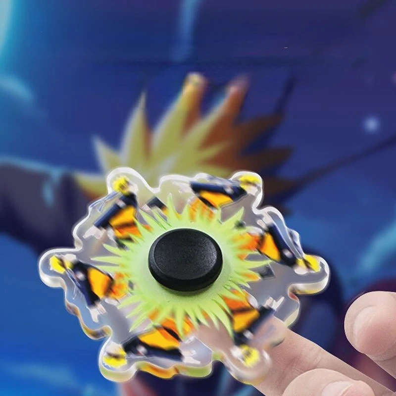 Spinner dinámico de Dragon Ball, Naruto Pikachu, giroscopio de mano, dibujos animados, periférico de Anime