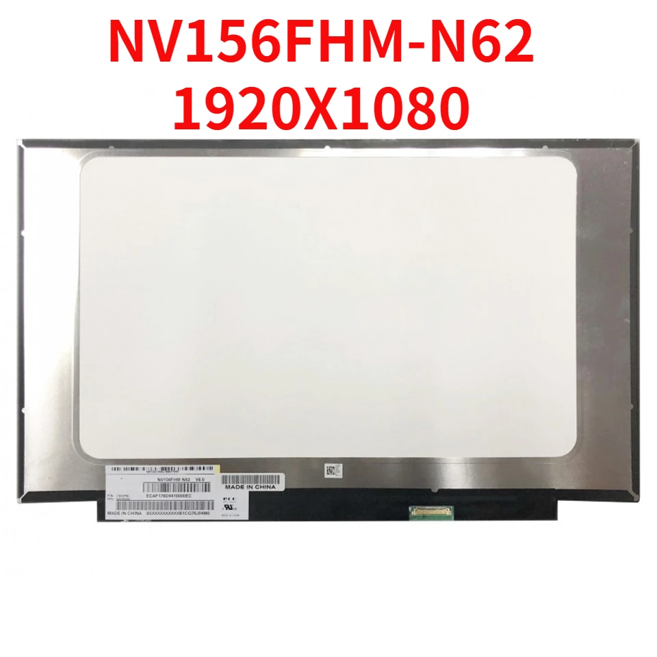 

NV156FHM-N62 Matrix LCD Screen 15.6" FHD 1920X1080 IPS LED Display Replacement 5D10M42874