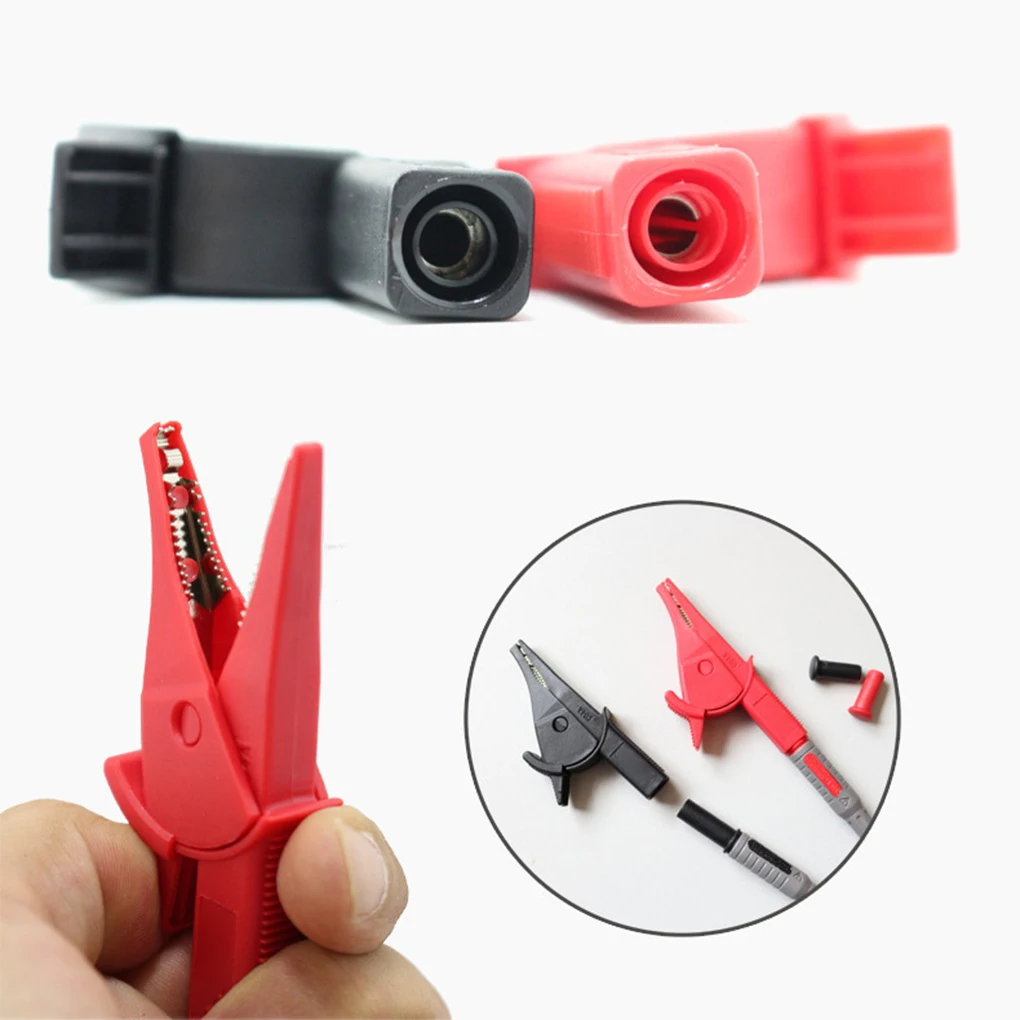 

2 шт., электрические зажимы типа «крокодил»