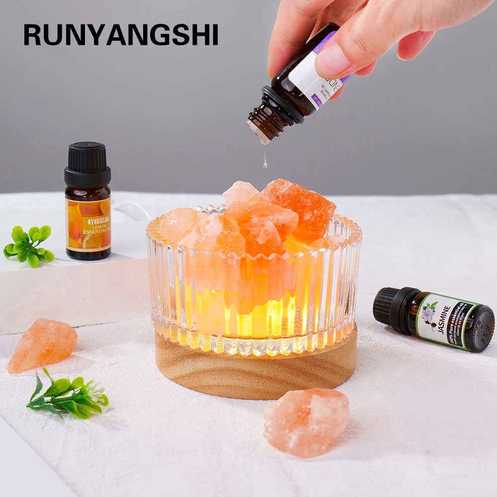 

Natural Crystal Raw Stone Aromatherapy Minerals Rose Quartz Fragrant Incense Decorative Lamp Home Decoration