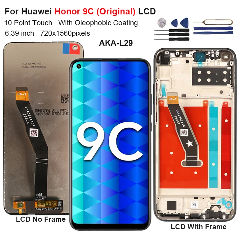 

NEW2023 Original Display For Huawei Honor 9C LCD Display Touch Screen Digitizer Assembly For Honor 9C LCD AKA-L29 Screen Replace