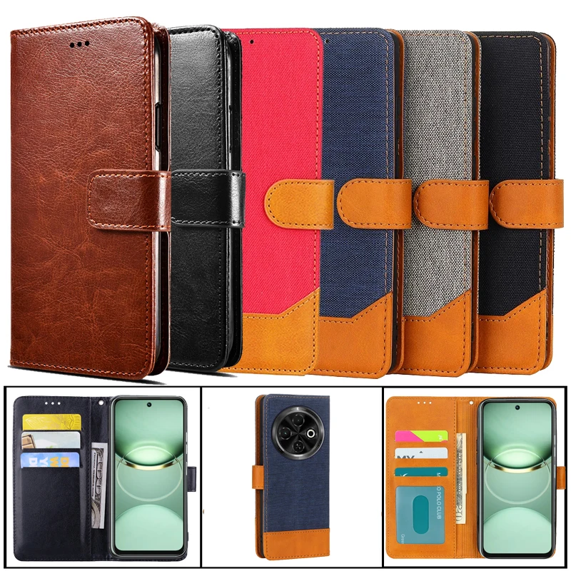 Флип-чехол для телефона чехол-бумажник Tecno Spark 30C 4G кожаные чехлы телефонов KL5 Hoesje